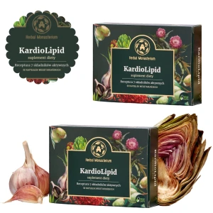 KardioLipid 2x30 kaps prawidłowy cholesterol ciśnienie krwi poziom cukru