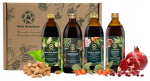 Prezent Morwa Biała, Granat, Dzika Róża, Karczoch - Herbal Monaterium