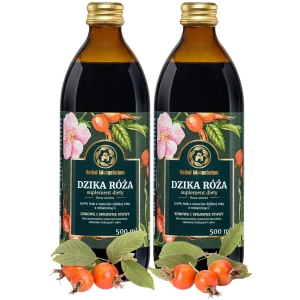 Dzika Róża 2x500 ml odporność wspiera ochronę narządu wzroku