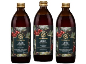Wielopak: Sok naturalny z głogu 3x500 ml